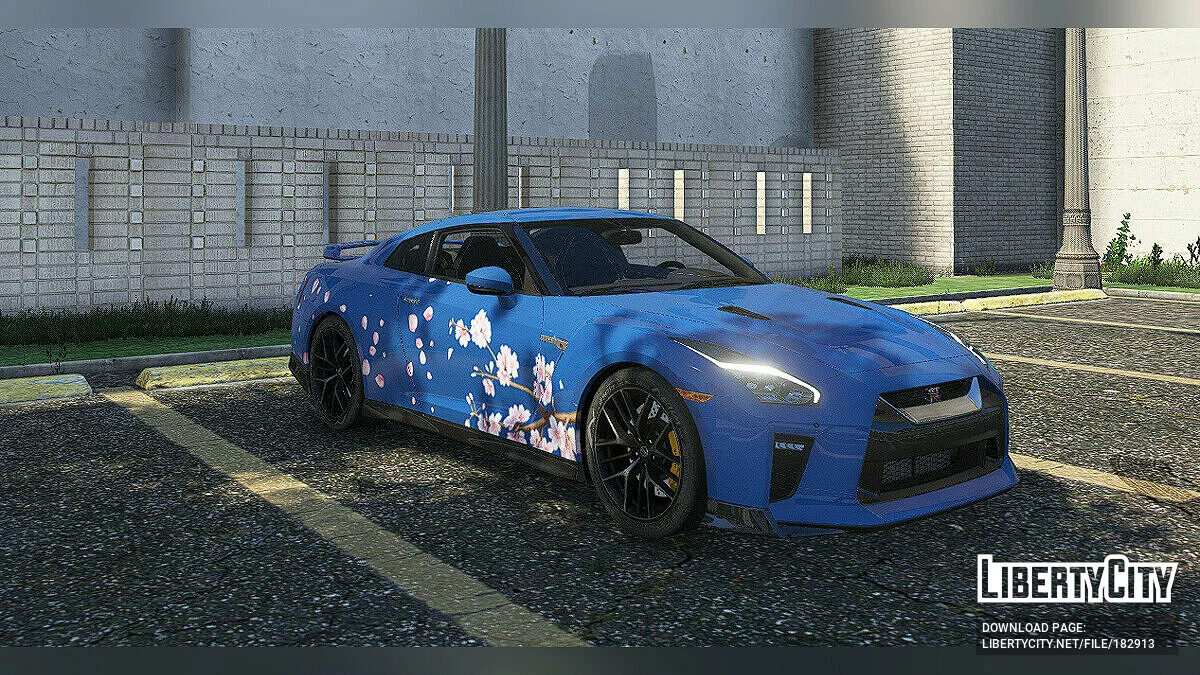 Pintura Petal para y97y's 2015 Nissan GT-R R35 1.0.1 / GTA 5