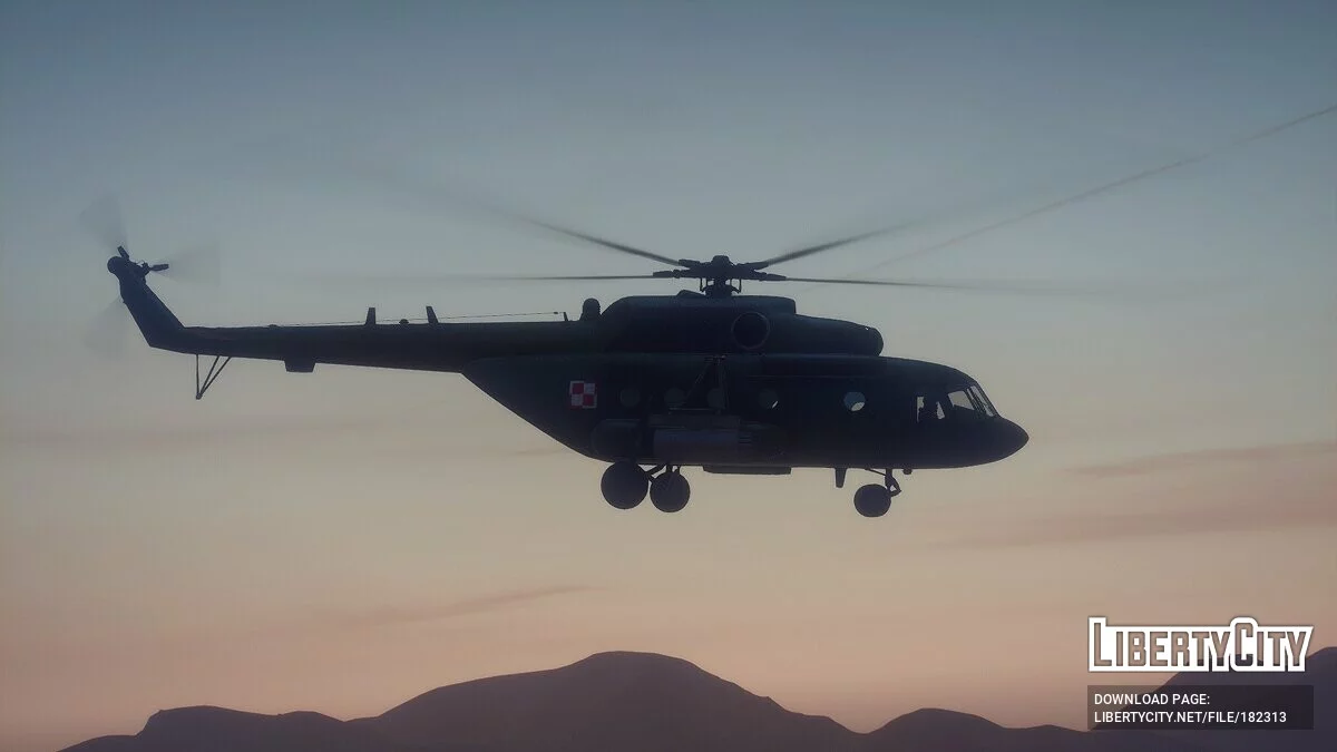 Polish Air Force Livery for Mi-17 V5 Hip [Livery] 1.0 / GTA 5