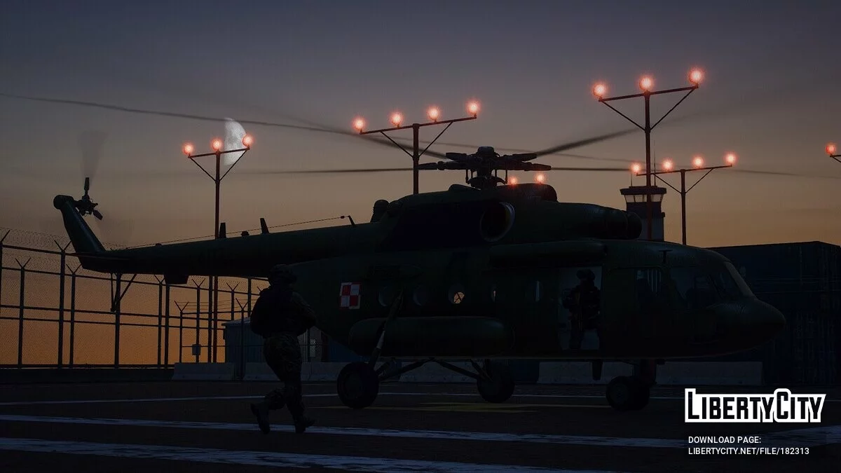 Polish Air Force Livery for Mi-17 V5 Hip [Livery] 1.0 / GTA 5