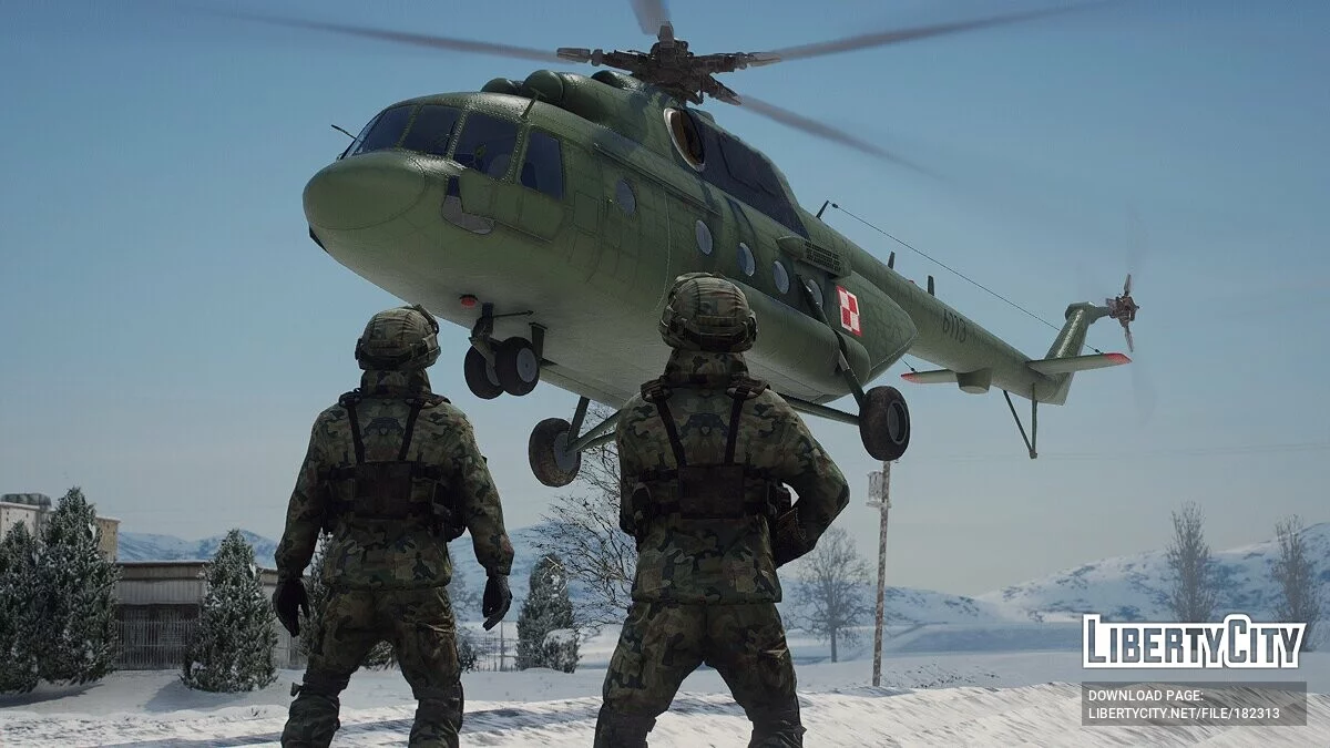 Polish Air Force Livery for Mi-17 V5 Hip [Livery] 1.0 / GTA 5