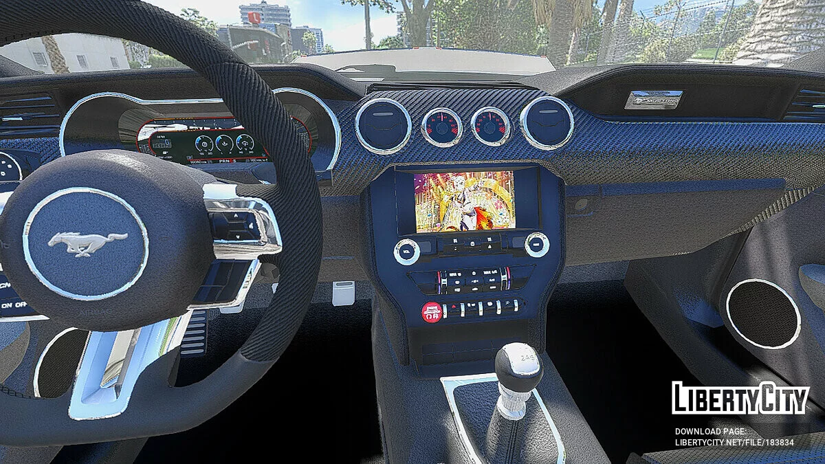 2019 Ford Mustang GT Livery Love Live! (Ai Miyashita) 0.1 / GTA 5