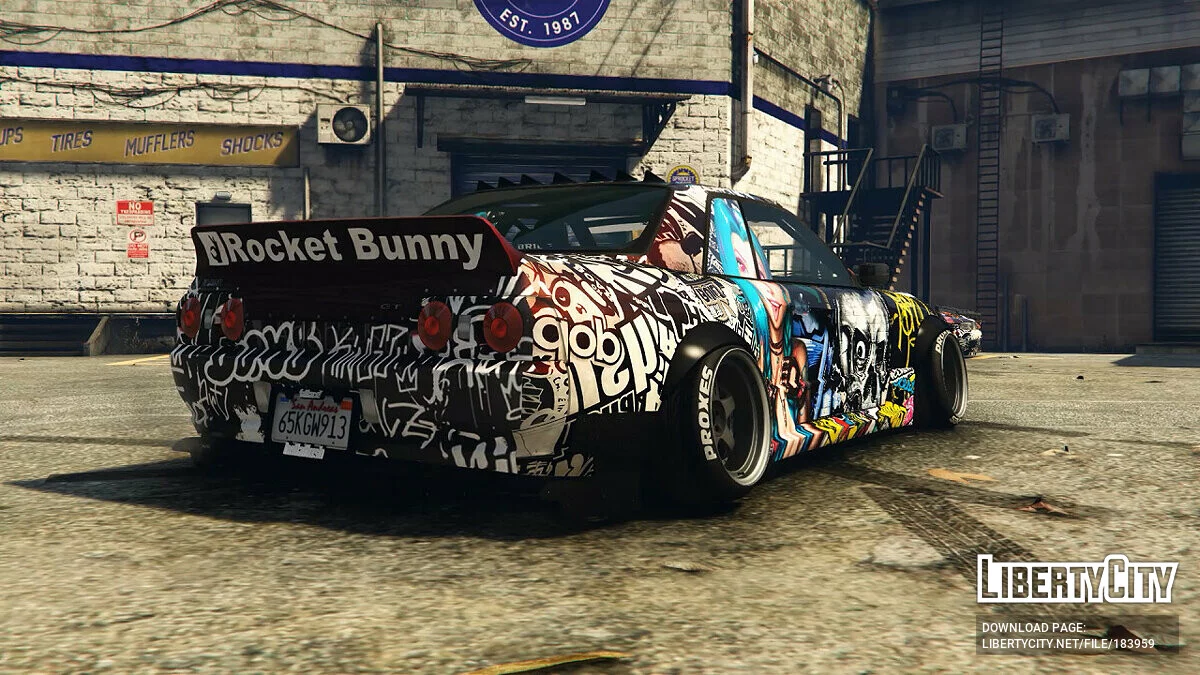 Pintura de Fantasía para el Rocket Bunny GTR R32 de erfet 1.0 / GTA 5