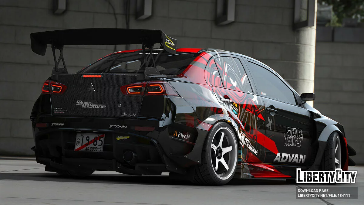 Mitsubishi Lancer Evo X Star Wars Lackierung [8K/6K/4K] 1.0 / GTA 5