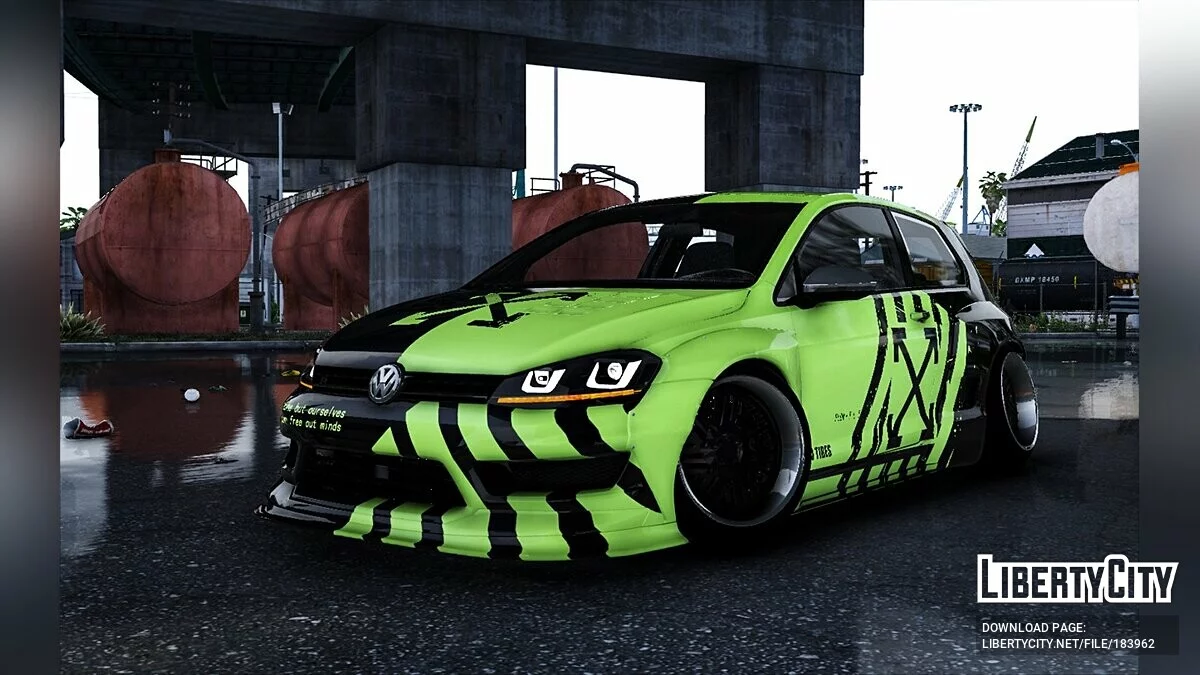 Ліверія Volkswagen Golf R / GTA 5