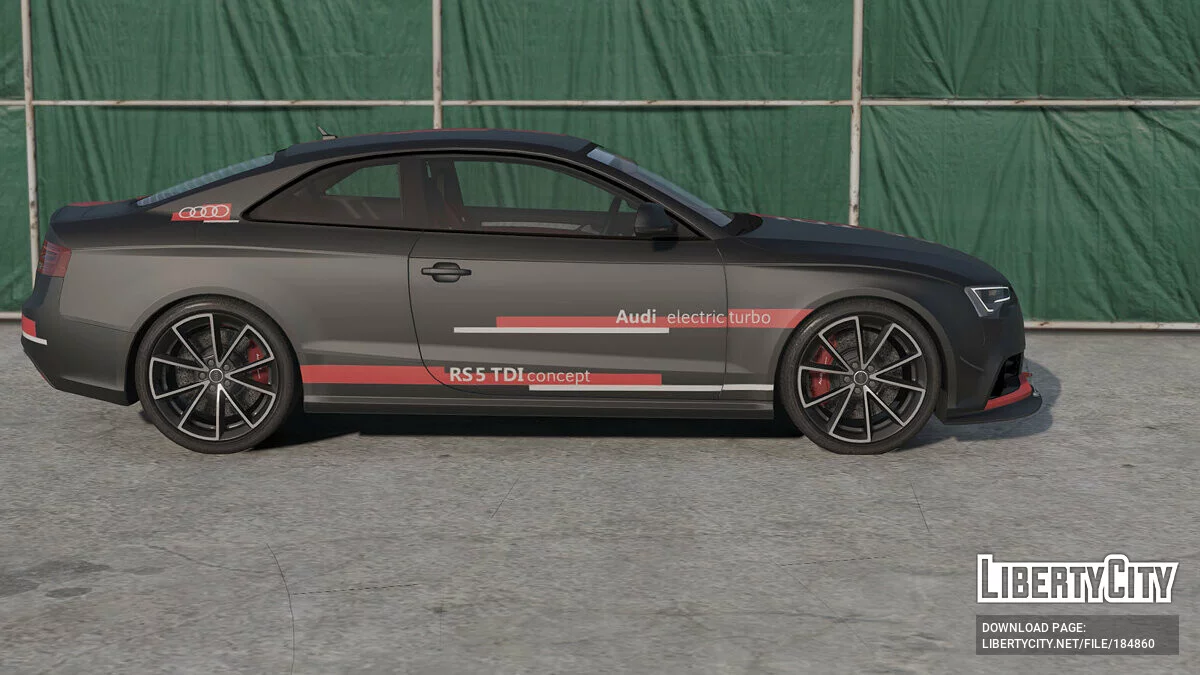 Pintura Applique do Audi RS5 de 2014 1.0 / GTA 5