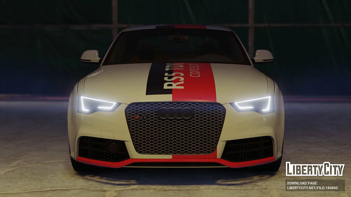 Pintura Applique do Audi RS5 de 2014 1.0 / GTA 5