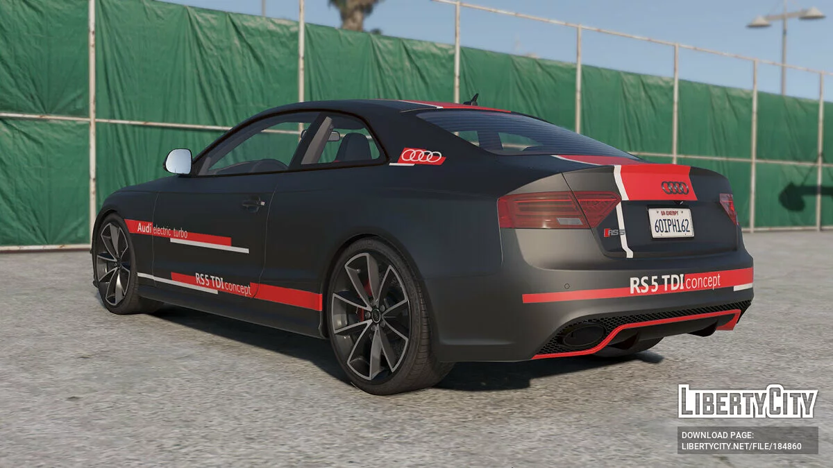 Pintura Applique do Audi RS5 de 2014 1.0 / GTA 5