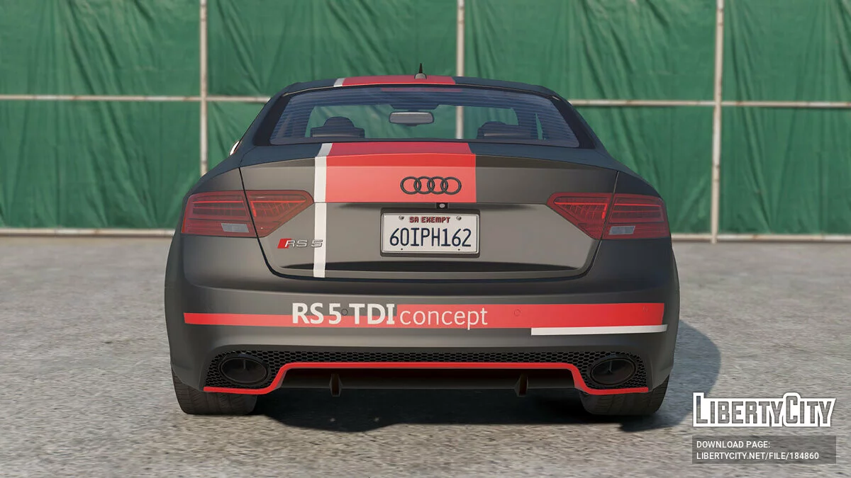 Pintura Applique do Audi RS5 de 2014 1.0 / GTA 5