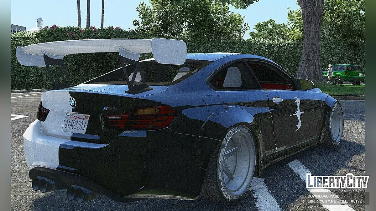 2014 BMW M4 F82 (Varis Kit) Дракон Ін Ян Ліврея / GTA 5