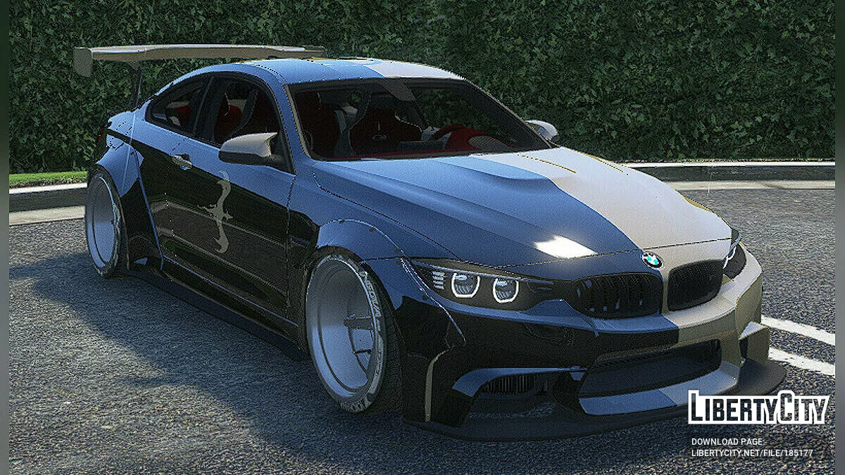 2014 BMW M4 F82 (Varis Kit) Дракон Ін Ян Ліврея / GTA 5