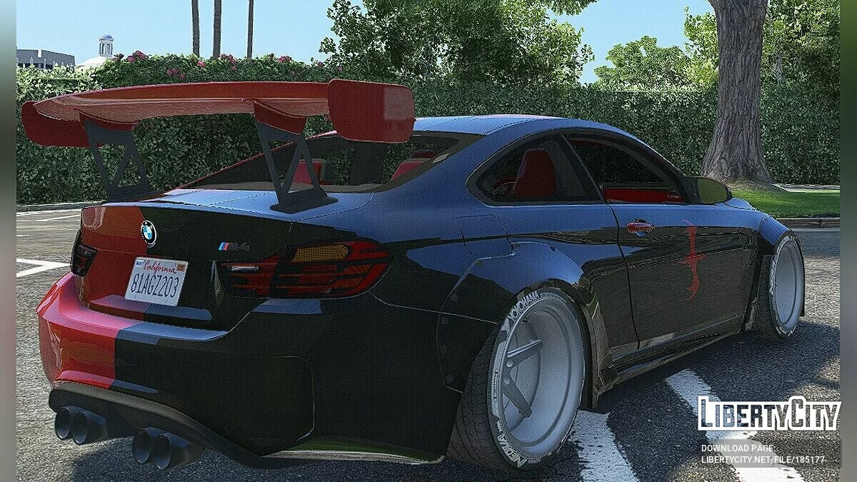 2014 BMW M4 F82 (Varis Kit) Дракон Ін Ян Ліврея / GTA 5