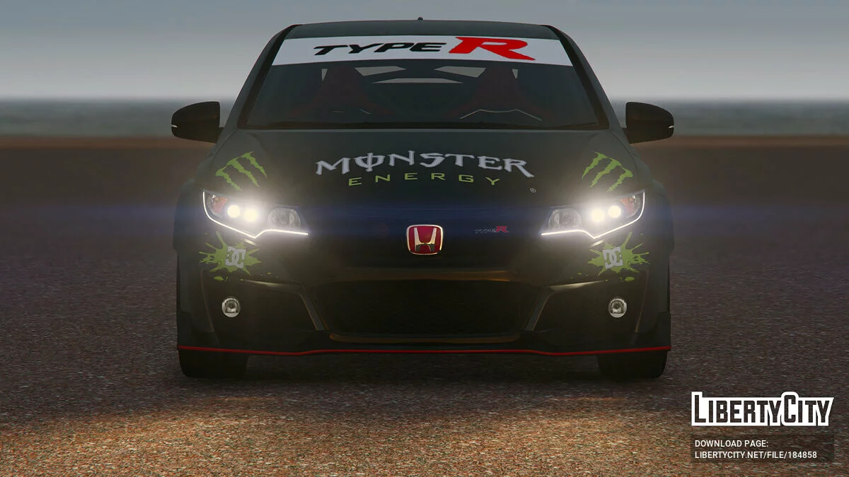 Pintura Monster do Honda Civic Type R (FK2) de 2015 / GTA 5