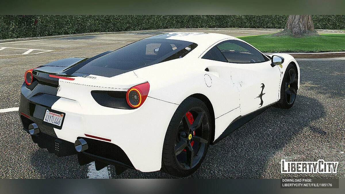 2016 Ferrari 488 GTB Dragon Yin Yang Livery / GTA 5
