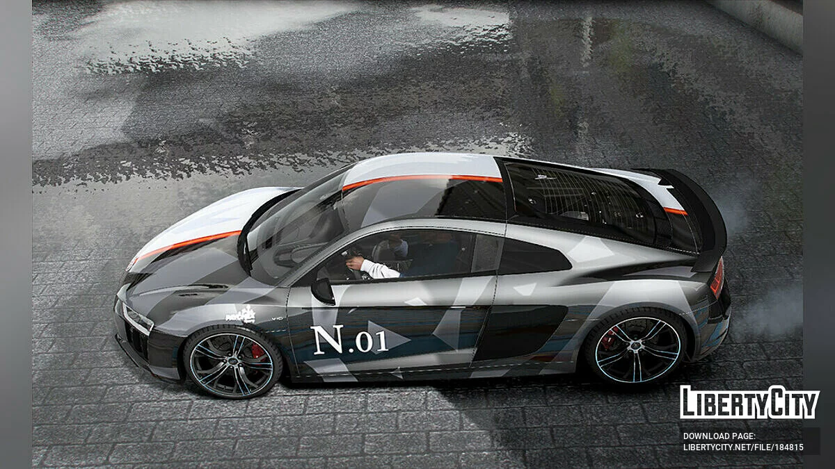 Livery Audi R8 v10 1.0 / GTA 5