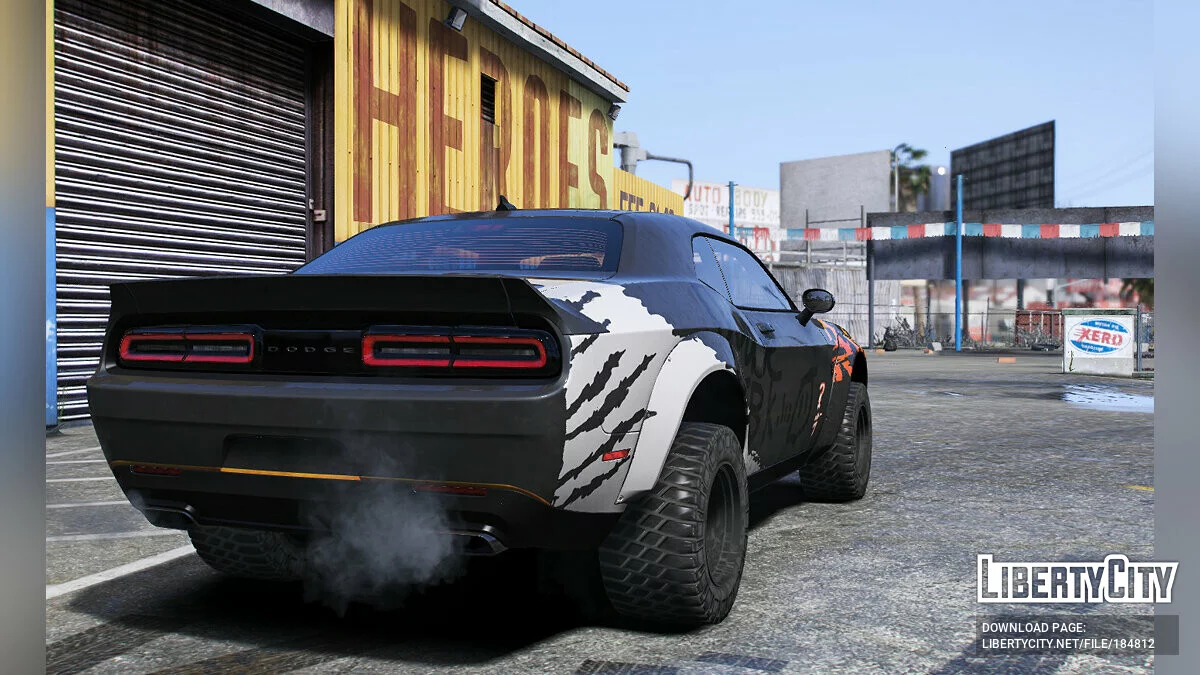 Dodge Challenger SRT Demon OJBK Livery 1.0 / GTA 5