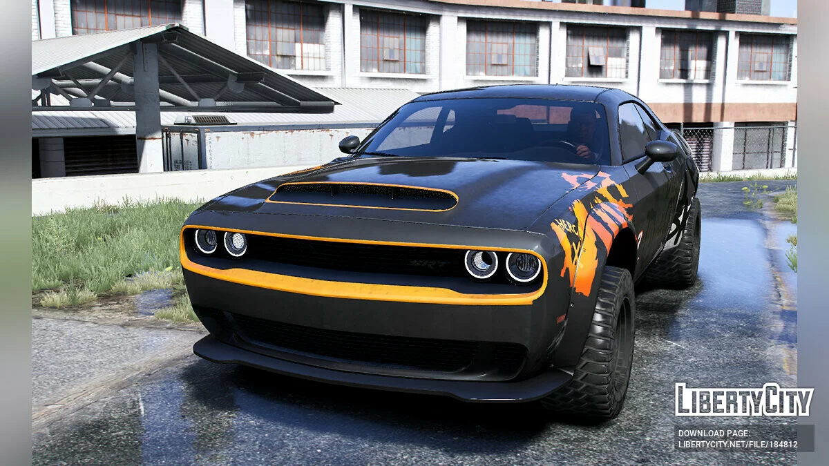 Dodge Challenger SRT Demon OJBK Livery 1.0 / GTA 5