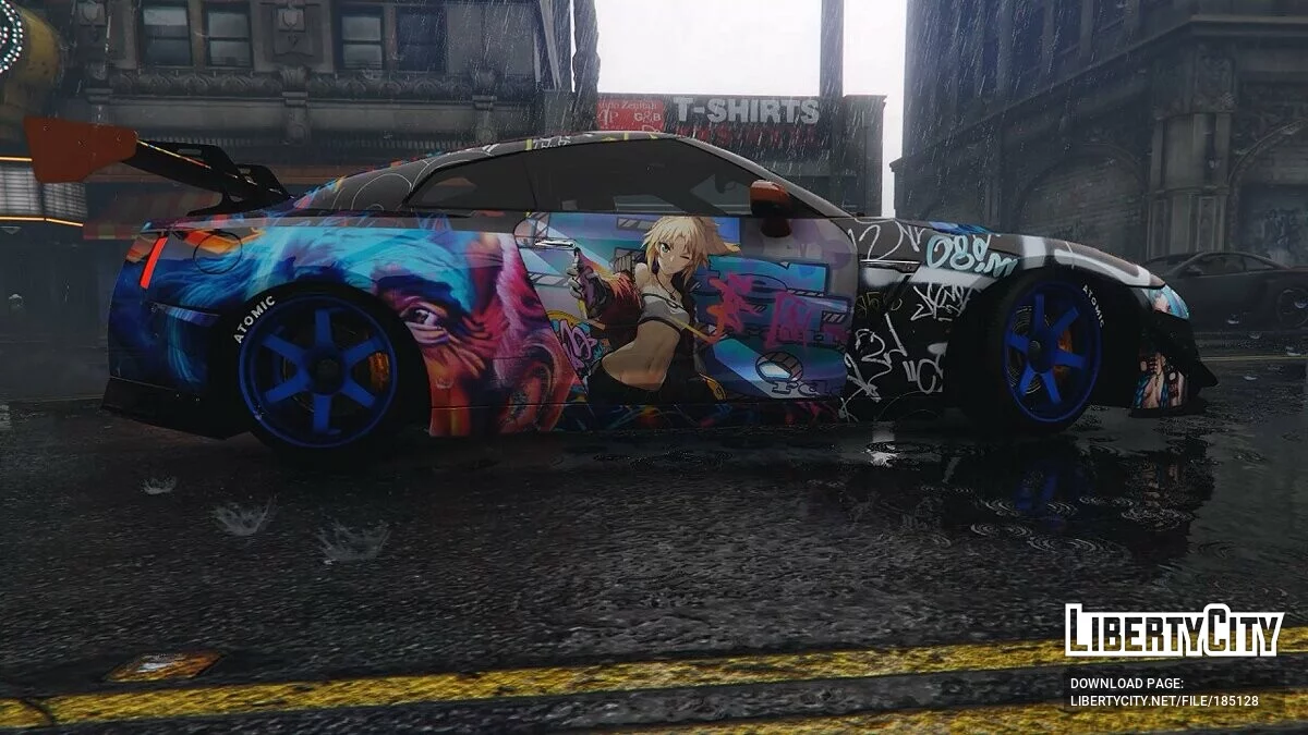 Fantasy Paintjob for y97y's 2017 Nissan GT-R 1.0 / GTA 5