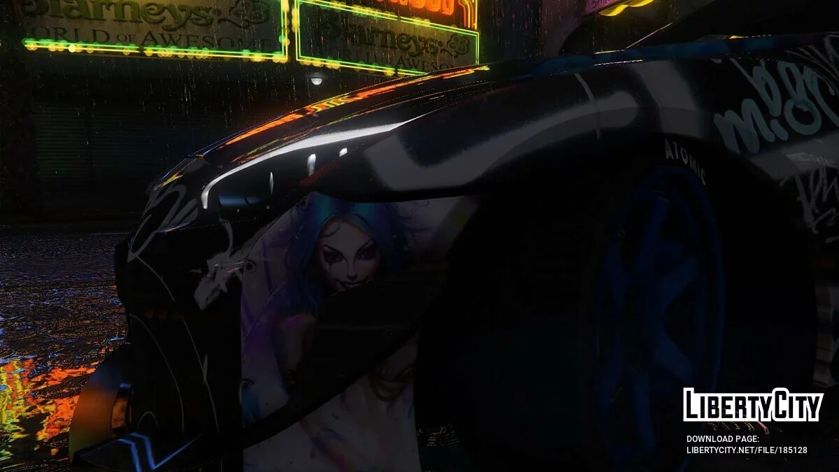 Fantasy Paintjob for y97y's 2017 Nissan GT-R 1.0 / GTA 5