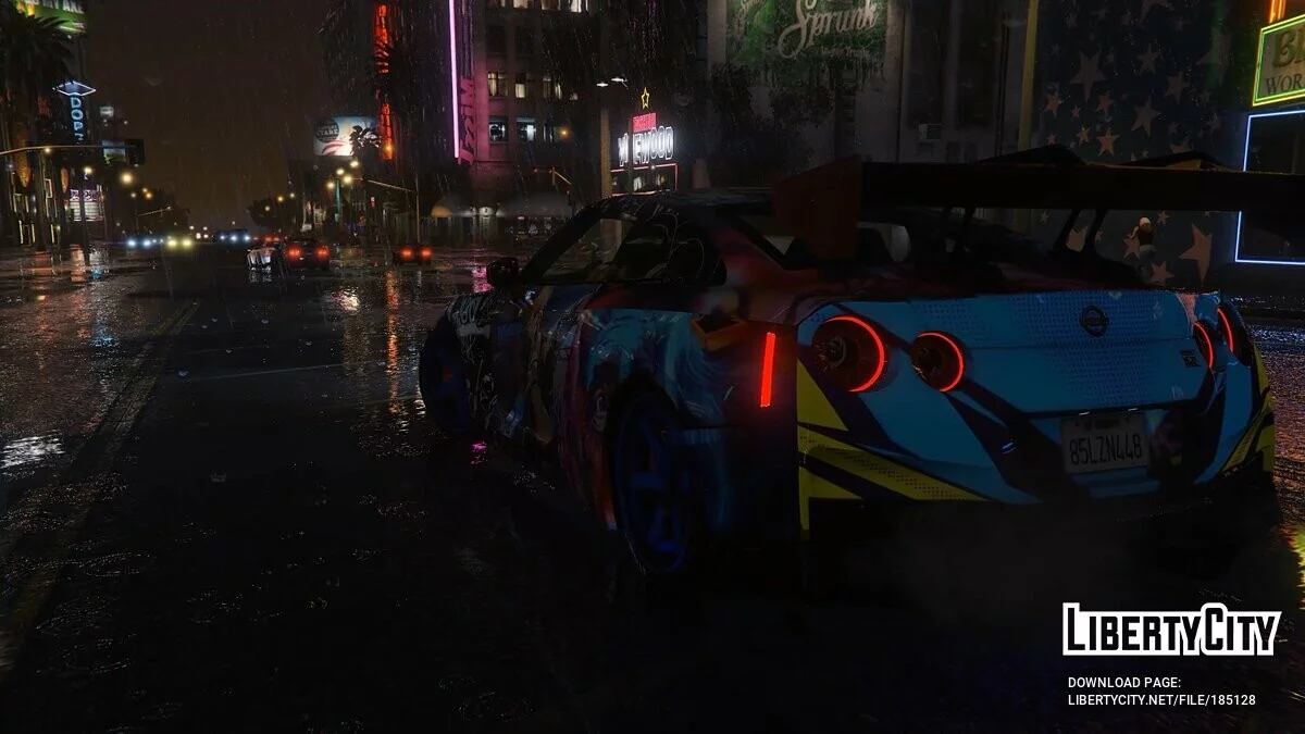 Fantasy Paintjob for y97y's 2017 Nissan GT-R 1.0 / GTA 5