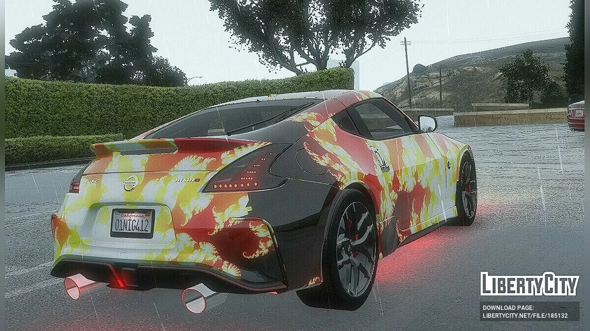 Ліверія вогняного вигину для 00AbOlFaZl00's 2016 Nissan 370Z Nismo 1.0.0 / GTA 5