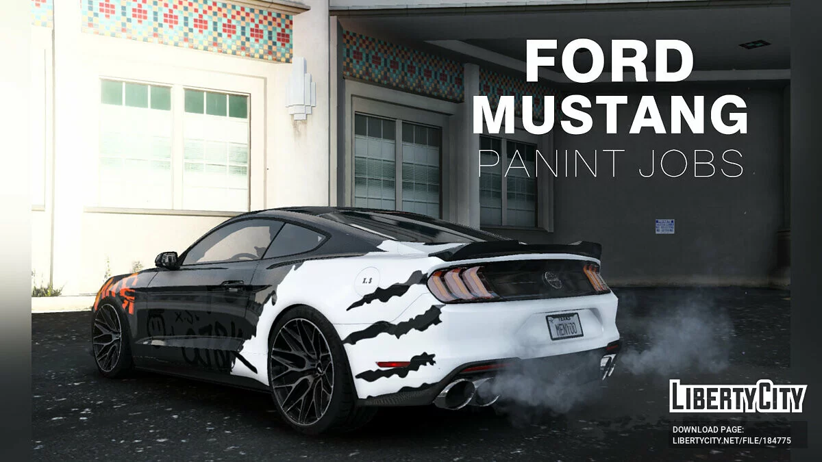 Pintura Ford Mustang GT OJBK 4K / GTA 5