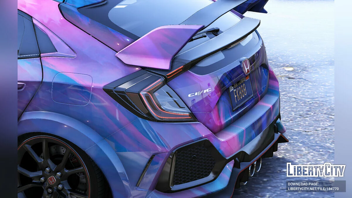 Pintura do Honda Civic Type-R (FK8) / GTA 5