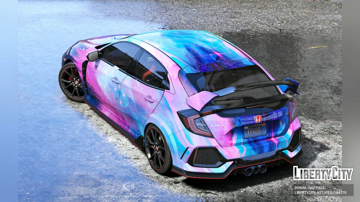 Pintura do Honda Civic Type-R (FK8) / GTA 5