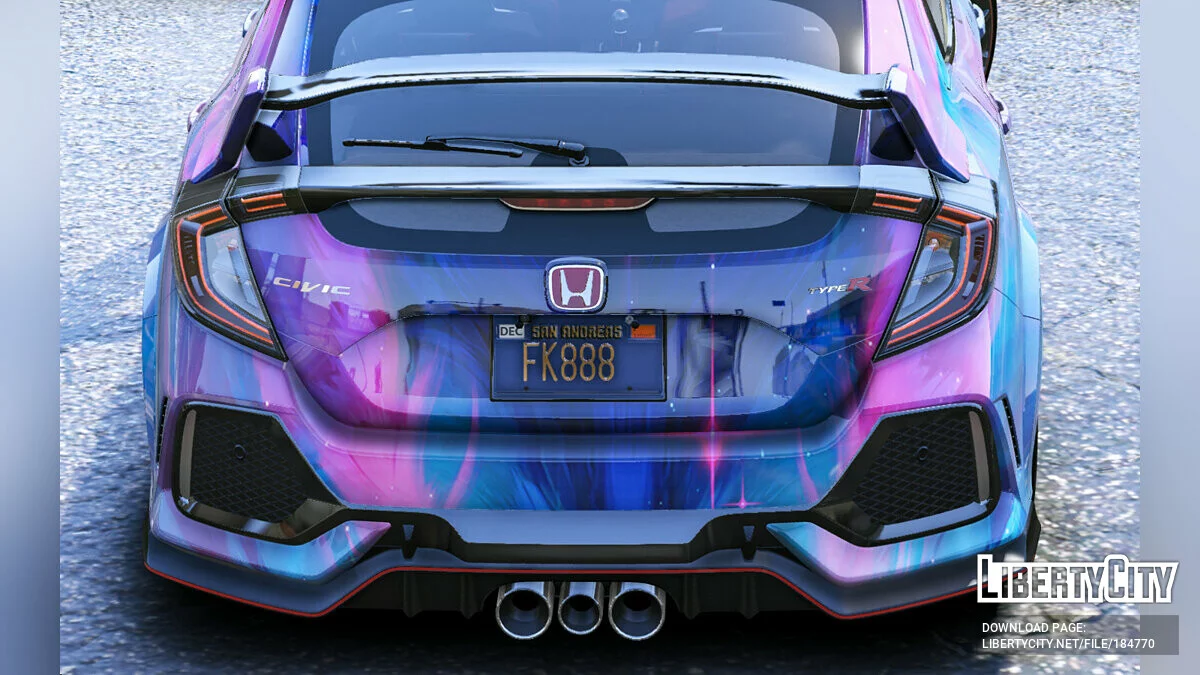 Pintura do Honda Civic Type-R (FK8) / GTA 5