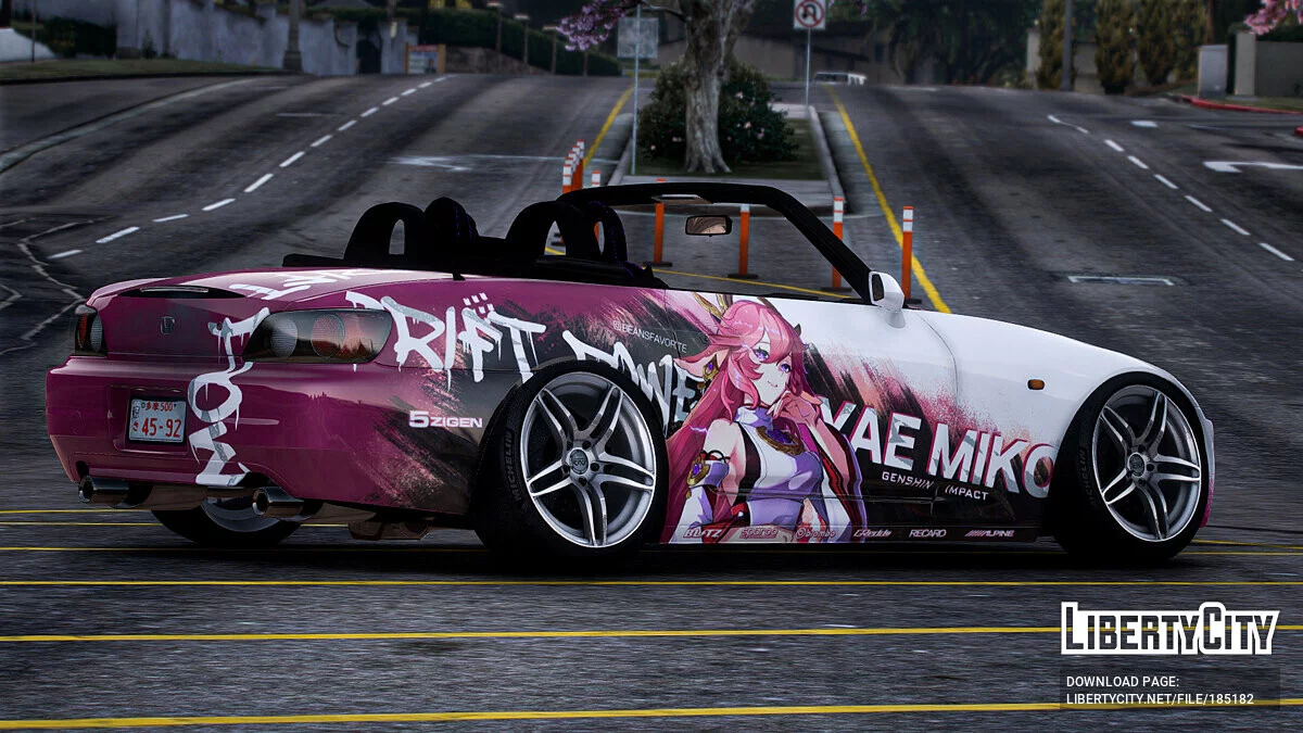 [Itasha] 2003 Honda S2000 "Genshin Impact" peinture 1.0 / GTA 5