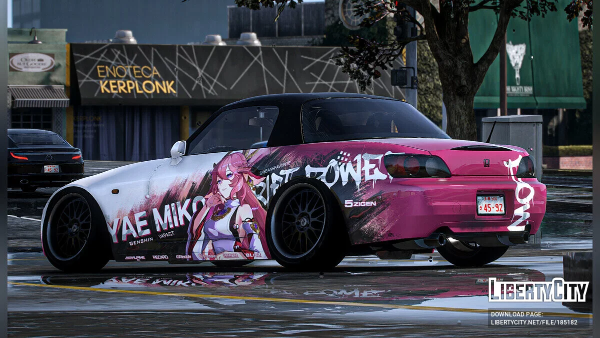 [Itasha] 2003 Honda S2000 "Genshin Impact" peinture 1.0 / GTA 5
