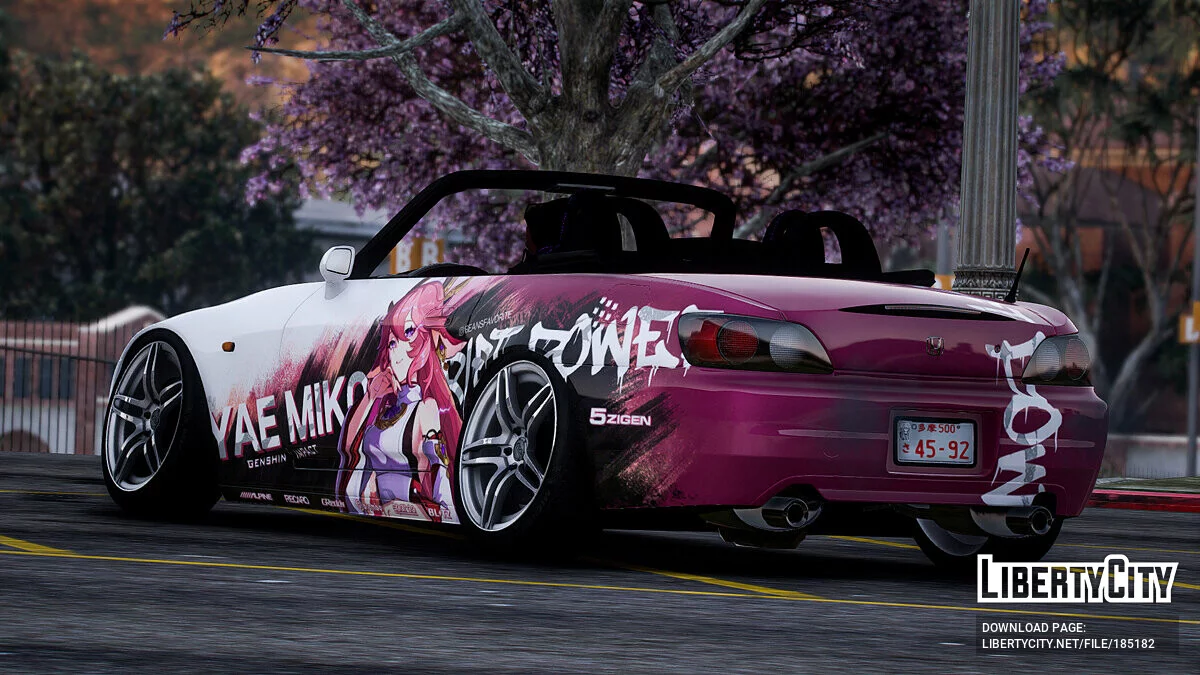 [Itasha] 2003 Honda S2000 "Genshin Impact" peinture 1.0 / GTA 5