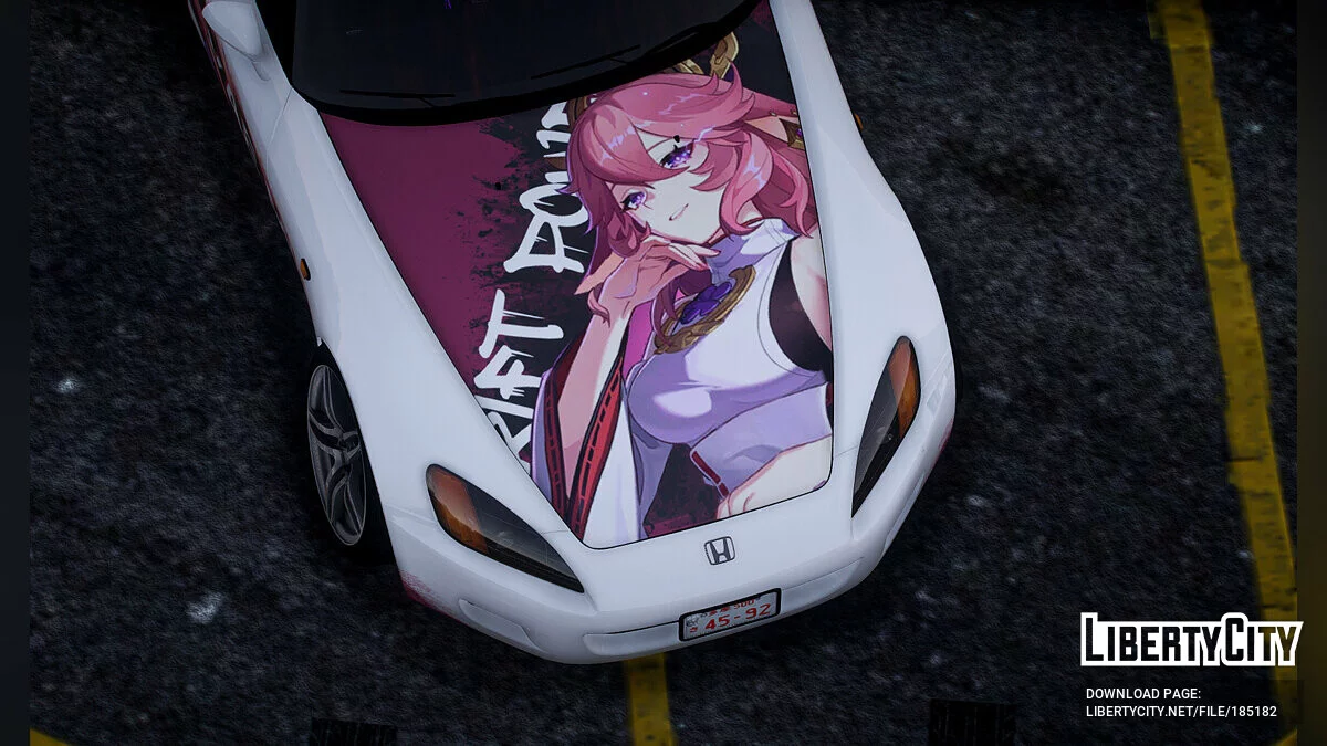 [Itasha] 2003 Honda S2000 "Genshin Impact" peinture 1.0 / GTA 5