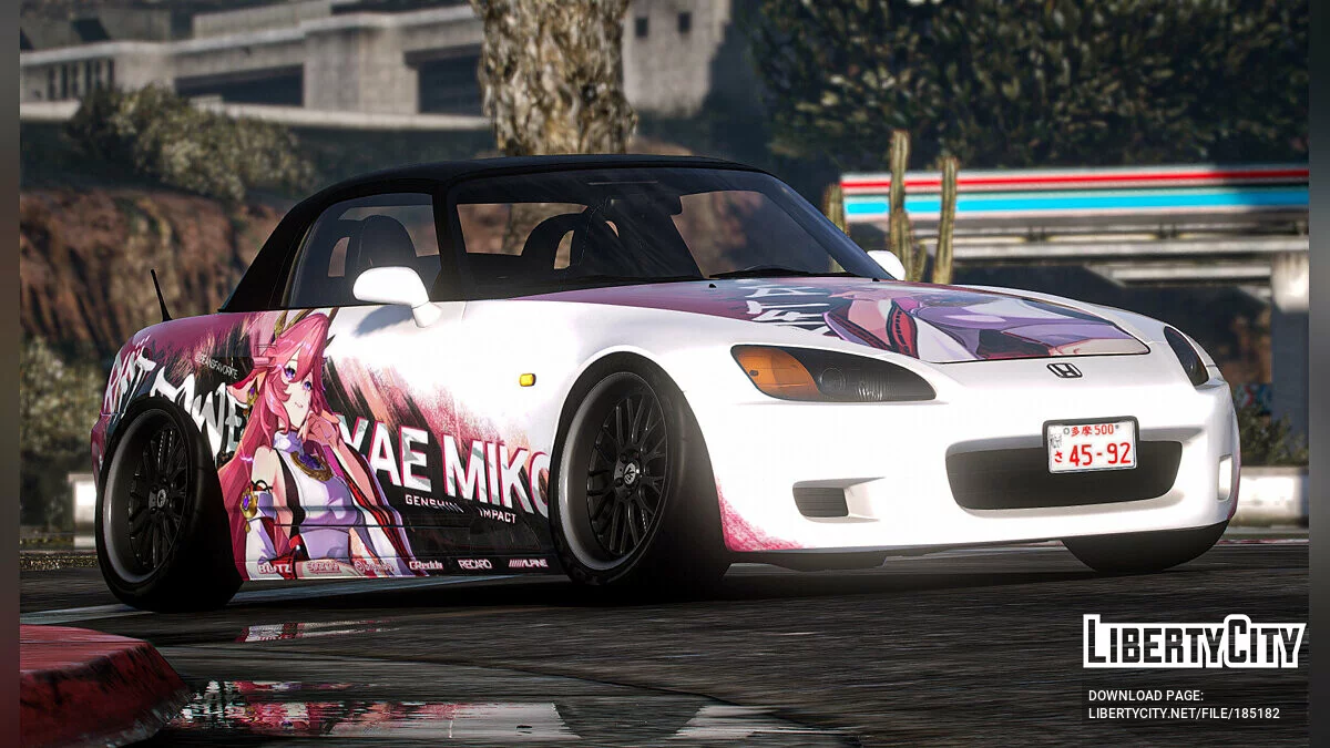 [Itasha] 2003 Honda S2000 "Genshin Impact" peinture 1.0 / GTA 5