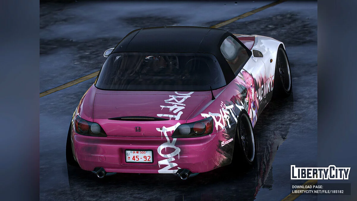 [Itasha] 2003 Honda S2000 "Genshin Impact" peinture 1.0 / GTA 5