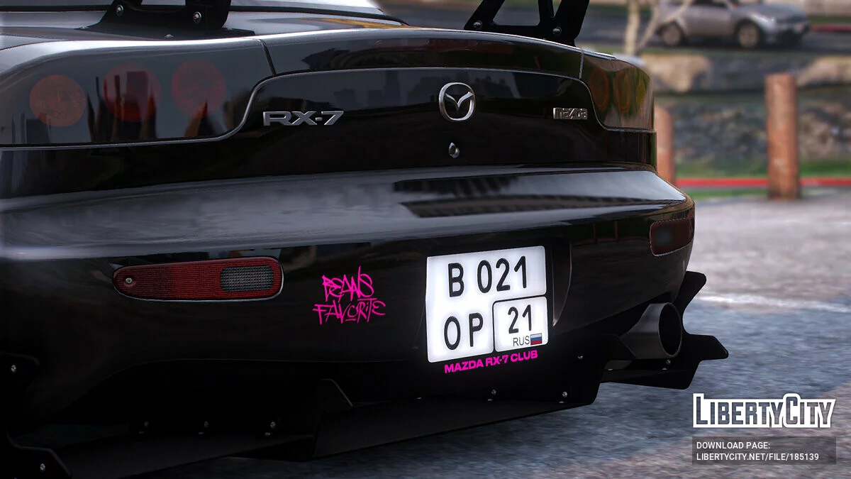 [Itasha] Mazda RX7 Spirit R "THE IDOLM@STER SHINY COLORS" Tanaka Mamimi Lackierung 1.1 / GTA 5