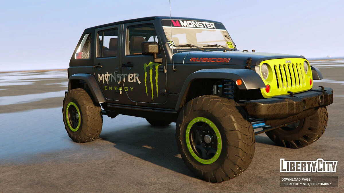 [Jeep Wrangler 2012 Rubicon] Diseño Monstruo / GTA 5