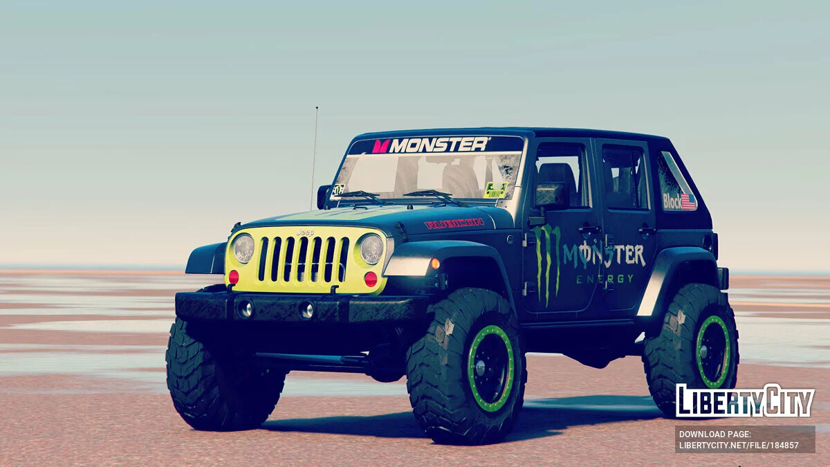 [Jeep Wrangler 2012 Rubicon] Diseño Monstruo / GTA 5