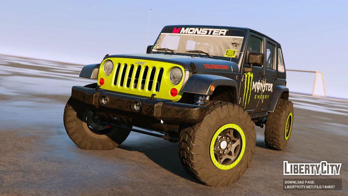 [Jeep Wrangler 2012 Rubicon] Diseño Monstruo / GTA 5