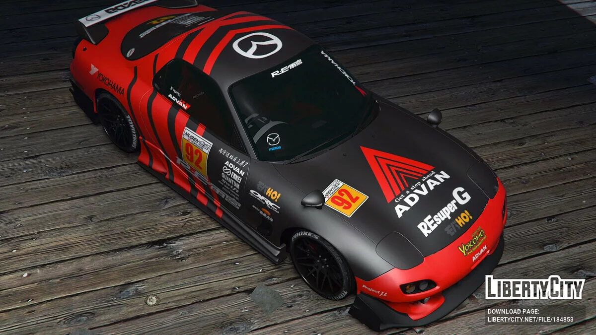 [Mazda RX7 Spirit R (FD3S)] Livery ADVAN / GTA 5