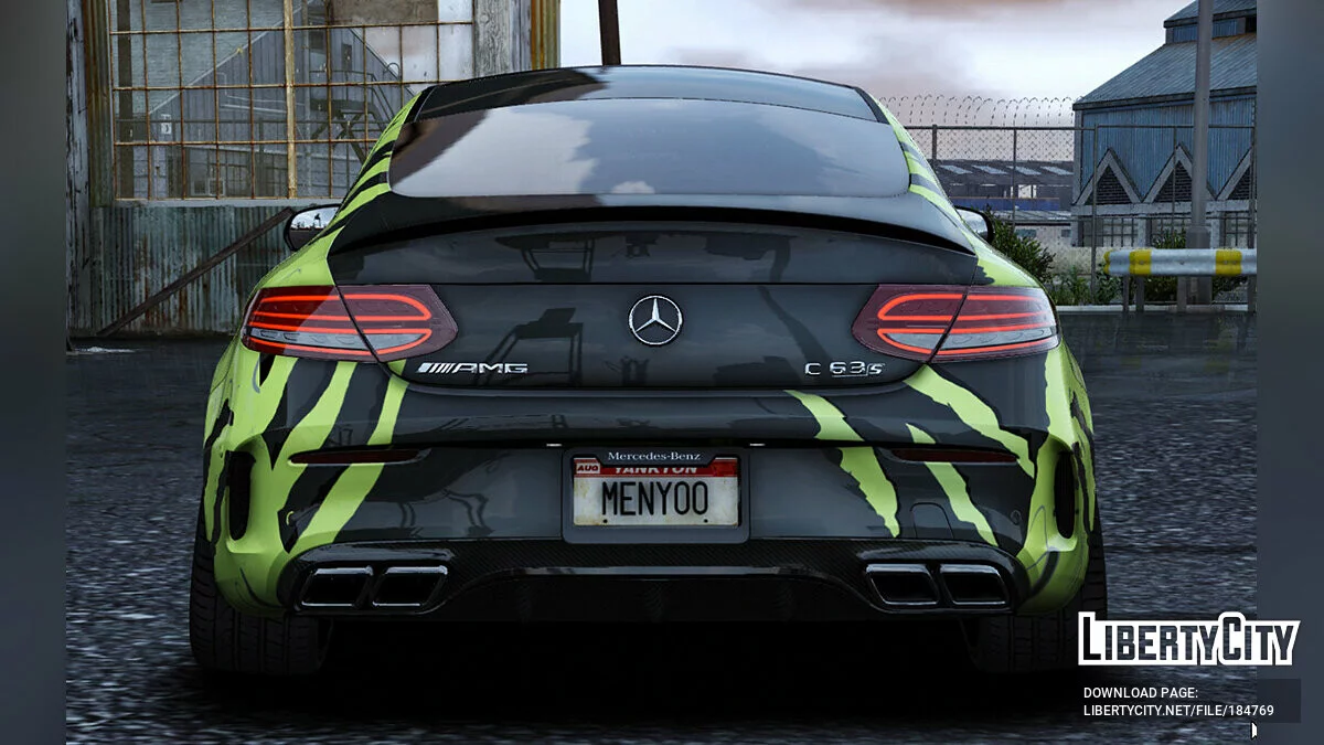Pintura do Mercedes-Benz AMG C 63 S / GTA 5