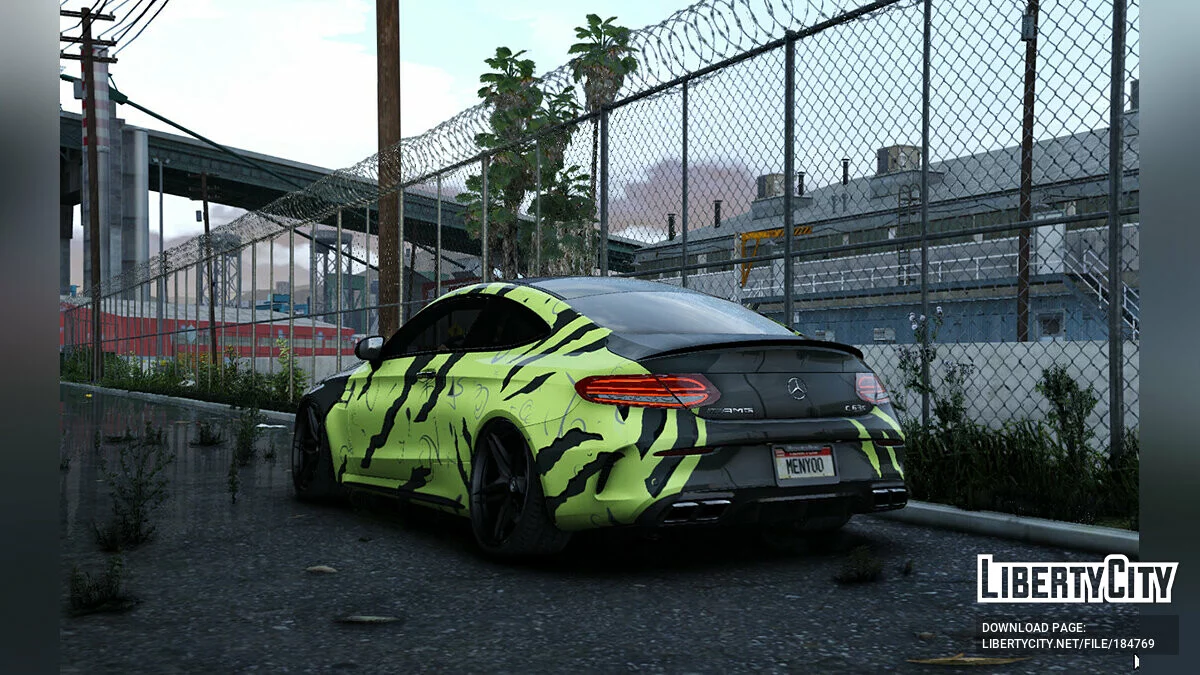 Pintura do Mercedes-Benz AMG C 63 S / GTA 5