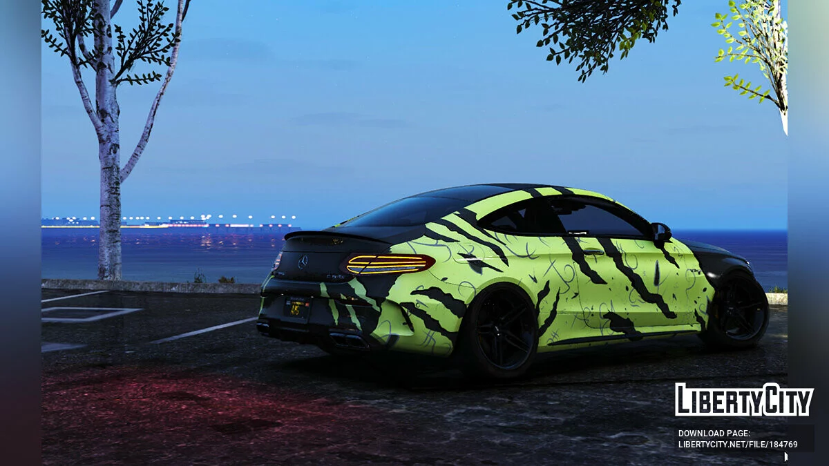 Pintura do Mercedes-Benz AMG C 63 S / GTA 5