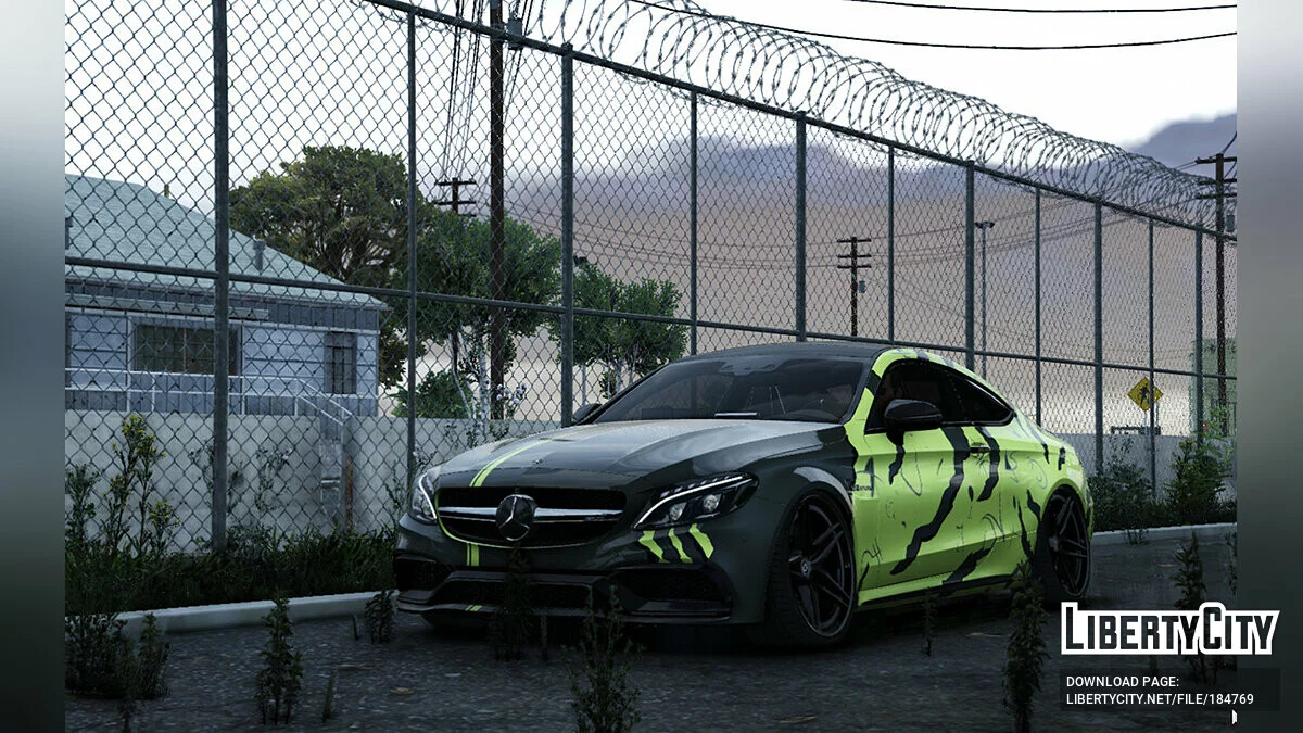 Pintura do Mercedes-Benz AMG C 63 S / GTA 5