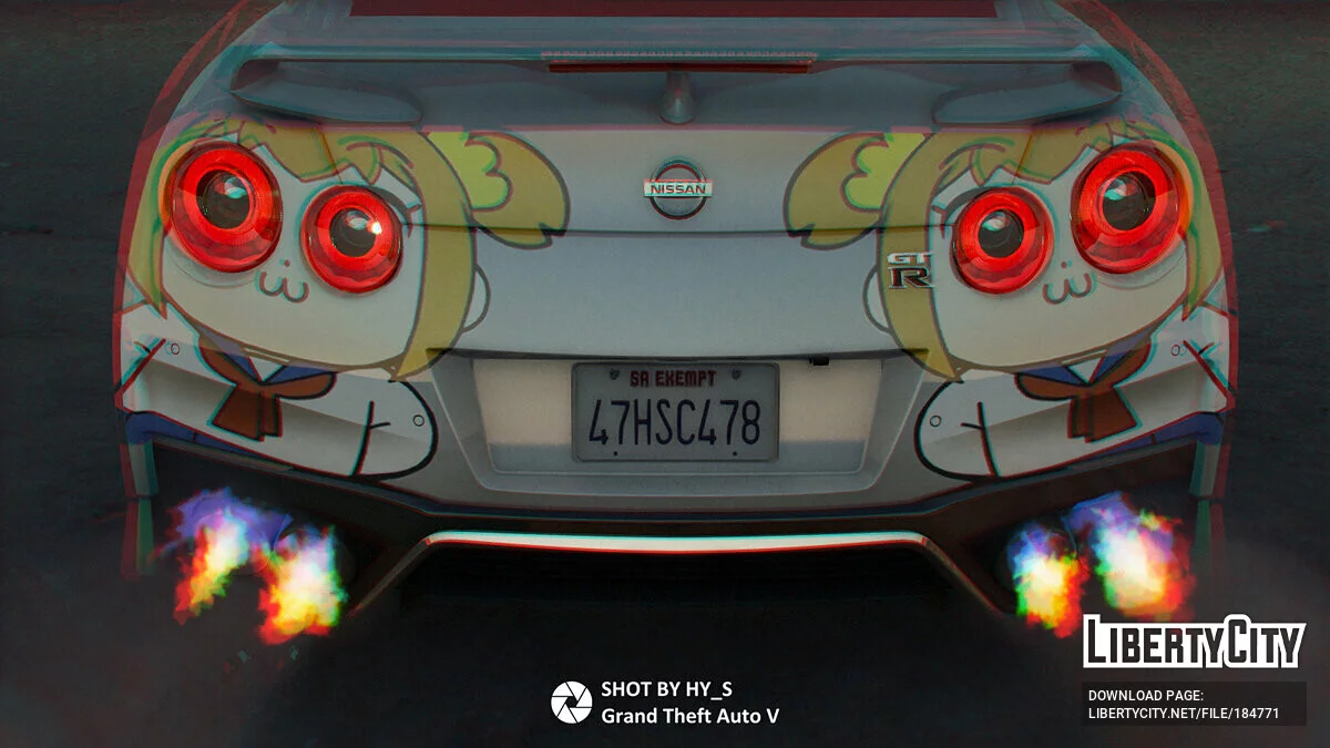 Nissan GTR Pintura 4K 1.0 / GTA 5