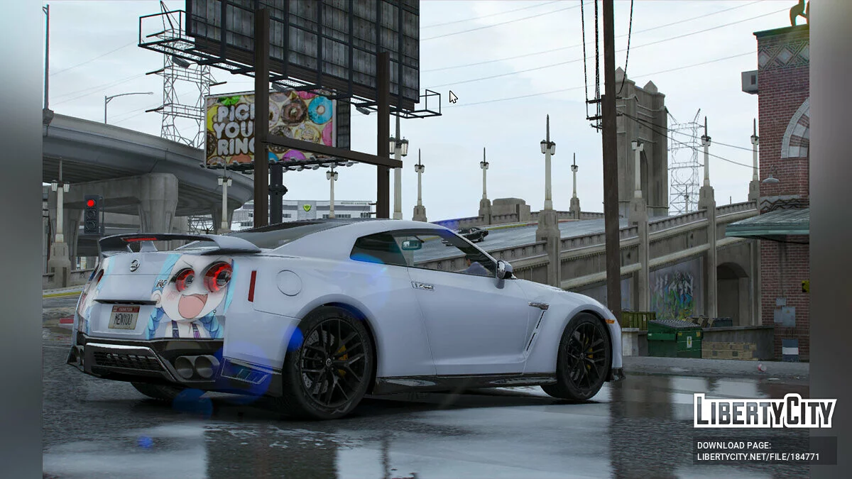 Nissan GTR Pintura 4K 1.0 / GTA 5