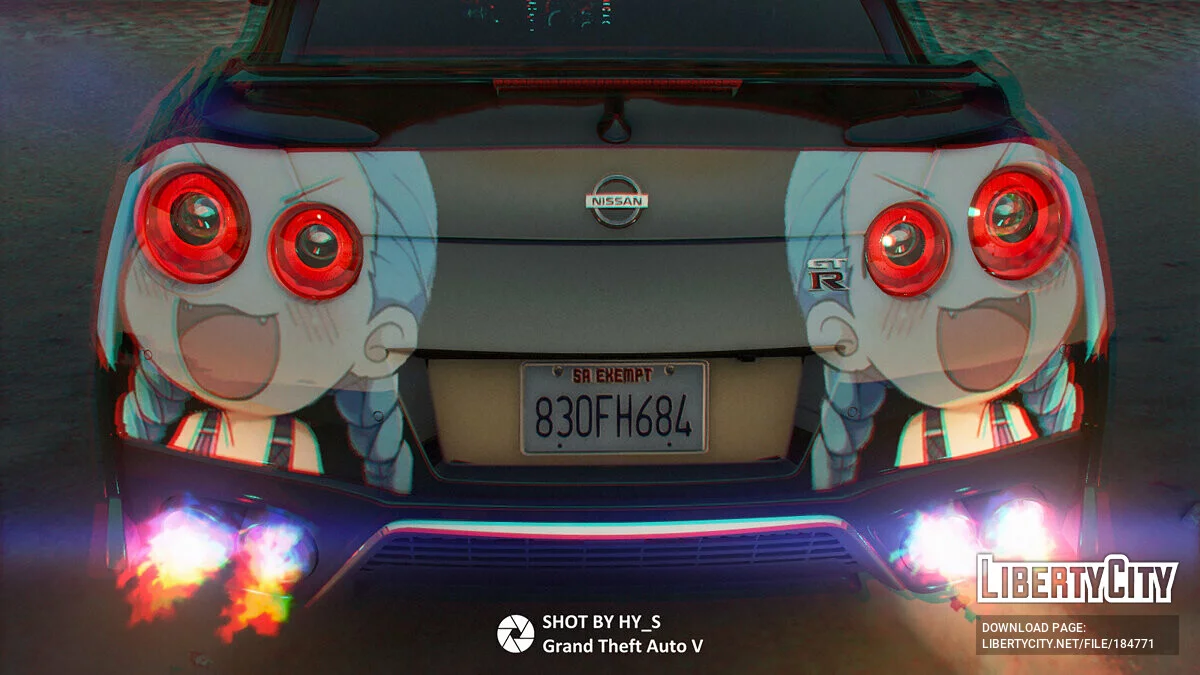 Nissan GTR Pintura 4K 1.0 / GTA 5