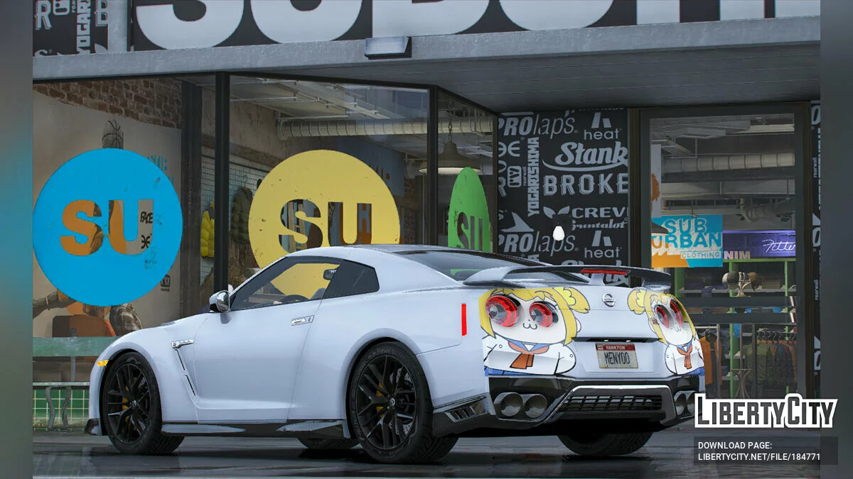 Nissan GTR Pintura 4K 1.0 / GTA 5