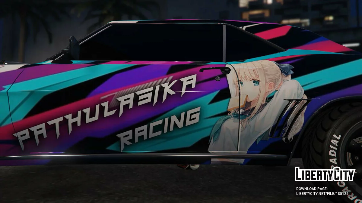 Pathulasika Racing Paintjob for Abolfazldanaee's Camaro SS 1969 1.0 / GTA 5