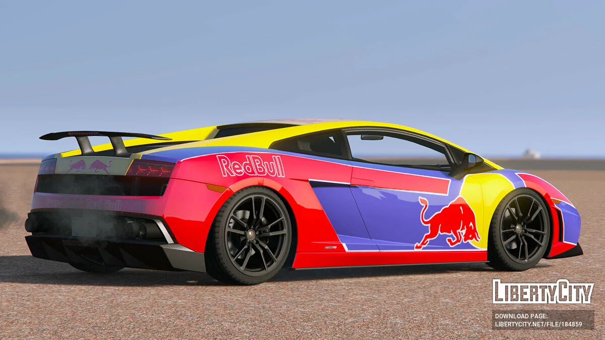 Pintura Red Bull (Lamborghini Gallardo LP570-4 Superleggera 2011) 1.0 / GTA 5
