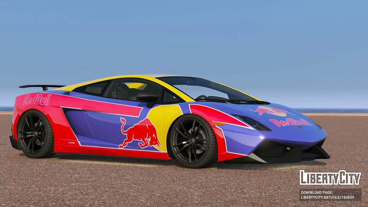 Pintura Red Bull (Lamborghini Gallardo LP570-4 Superleggera 2011) 1.0 / GTA 5
